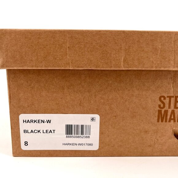 Steve Madden Harken Chukka Boots Size 8 Black Leather Upper Lace-Up - Picture 13 of 13